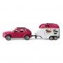 AVVENTURA CON AUTO E RIMORCHIO CAVALLI miniature in resina SCHLEICH set HORSE CLUB 42535 età 5+ Schleich - 5