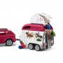 AVVENTURA CON AUTO E RIMORCHIO CAVALLI miniature in resina SCHLEICH set HORSE CLUB 42535 età 5+ Schleich - 6