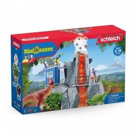 GRANDE SPEDIZIONE SUL VULCANO miniature in resina SCHLEICH dinosauri DINOSAURS set 42564 età 4+ Schleich - 1