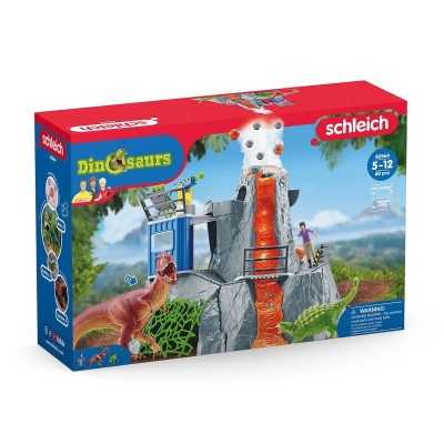 GRANDE SPEDIZIONE SUL VULCANO miniature in resina SCHLEICH dinosauri DINOSAURS set 42564 età 4+ Schleich - 1