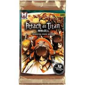 ATTACK ON TITAN mazzo di 12 carte TRADING CARD GAMES collezionabili METAX panini Franco Panini Ragazzi - 1