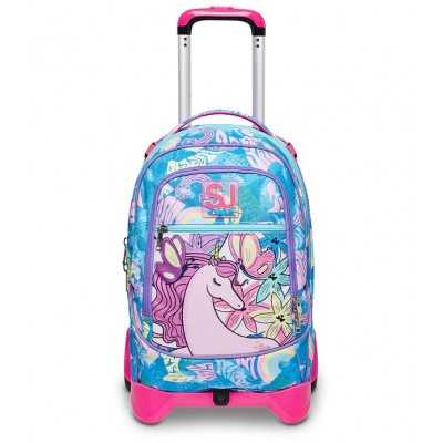 TROLLEY JACK seven SJ GANG due ruote 2WD vol 34 litri UNIWING scuola GIRL staccabile 3 IN 1 zaino SEVEN - 1