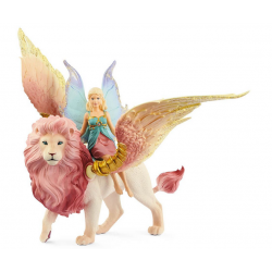 ELFO SU LEONE ALATO set BAYALA miniature in resina SCHLEICH 70714 età 5+ Schleich - 1
