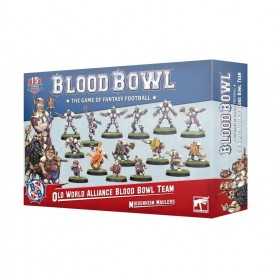 BLOOD BOWL OLD WORLD ALLIANCE 15 miniatures Umani Nani Halfling Games Workshop - 1