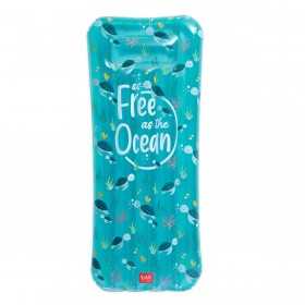 INFLATABLE LILO SEA TURTLE materassino gonfiabile tartarughe LEGAMI GOOD VIBES 80x175