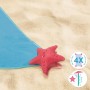 SET 4 PICCHETTI FERMA TELO MARE anti vento STARFISH stella marina LEGAMI GOOD VIBES Legami - 2