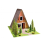 FINN COTTAGE kit modellismo IN MATTONI VERI per bambini TEIFOC da 160 pezzi CEMENTO SOLUBILE età 8+ TEIFOC - 2