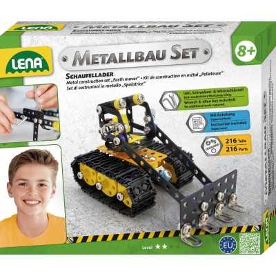 SET RUSPA cingolata LENA di 216 pezzi COSTRUZIONI IN METALLO età 8+ ALEXANDER TOYS - 1