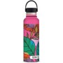 BORRACCIA in acciaio inox 304 TEENACE fantasia FOGLIE caldo e freddo 500 ML SEVEN - 1