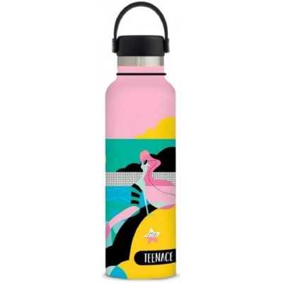 BORRACCIA in acciaio inox 304 TEENACE fantasia TINTARELLA caldo e freddo 500 ML SEVEN - 1