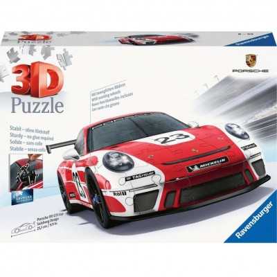 PORSCHE 911 GT3 CUP salzburg design 3D PUZZLE senza colla RAVENSBURGER modellino 152 PEZZI età 8+ Ravensburger - 1