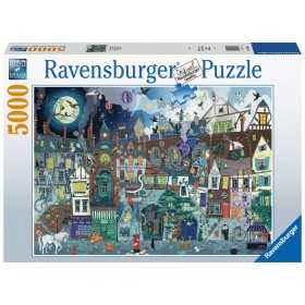 PUZZLE 5000 PEZZI ravensburger LA STRADA FANTASTICA originale 153 X 101 CM