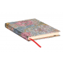 DIARIO a righe HARDCOVER JOURNAL taccuino WILLIAM MORRIS caprifoglio rosa MIDI paperblanks CM13X18 Paperblanks - 3