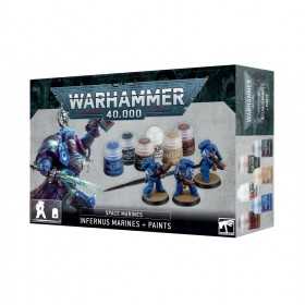 INFERNUS MARINES PAINT SET Space Marins Warhammer 40000 miniature e colori