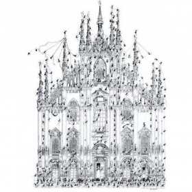 PUZZLE DELLE FORMICHE fabio vettori MILANO IN BIANCO E NERO made in italy&nbsp;1080&nbsp;PEZZI eco friendly FABIO VETTORI - 1