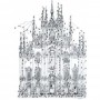 PUZZLE DELLE FORMICHE fabio vettori MILANO IN BIANCO E NERO made in italy&nbsp;1080&nbsp;PEZZI eco friendly FABIO VETTORI - 1