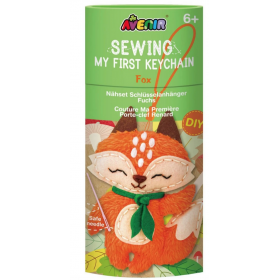 VOLPE fox SEWING my first keychain PORTACHIAVI avenir CUCITO kit artistico DIY età 6+ AVENIR - 1