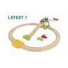PRIMA FERROVIA CON PONTE in legno treni BRIO 33727 trenino My First Railway Beginner Pack