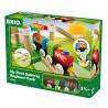 PRIMA FERROVIA CON PONTE in legno treni BRIO 33727 trenino My First Railway Beginner Pack