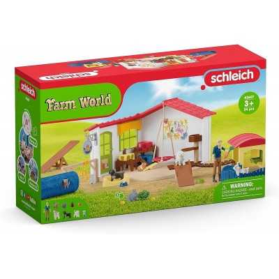PET HOTEL albergo degli animali FARM WORLD set di miniature in resina SCHLEICH 42607 età 3+ Schleich - 1