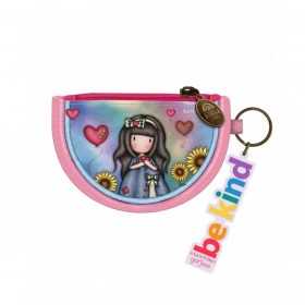 MINI BUSTA PORTACHIAVI keyring zip purse BE KIND TO YOURSELF santoro GORJUSS 1207GJ04 Gorjuss - 1