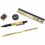 STATIONERY SET kit cancelleria HARRY POTTER righello gomma biro matita temperino HERMIONE WIZARDING WORLD - 3