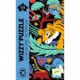 WIZZY PUZZLE con occhiali 3d in cartone IL SALTO DELLA TIGRE da 50 pezzi DJECO DJ07031 età 5+ Djeco - 1