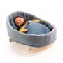 CULLA BASCULANTE per bambole POMEA sogno blu IN LEGNO a dondolo DJECO DJ07848 età 2+ Djeco - 2