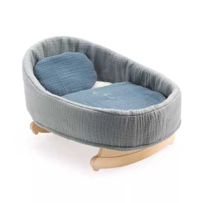 CULLA BASCULANTE per bambole POMEA sogno blu IN LEGNO a dondolo DJECO DJ07848 età 2+ Djeco - 1