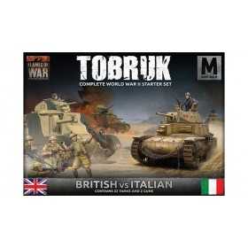 TOBRUK seconda guerra mondiale STARTER SET in inglese FLAMES OF WAR età 14+ Battlefront Miniatures - 1