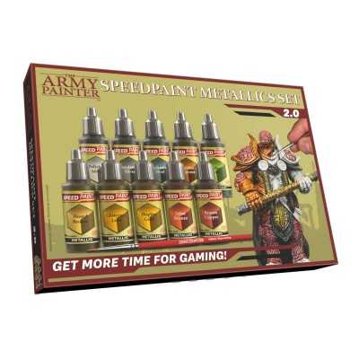 SPEEDPAINT METALLIC SET kit modellismo THE ARMY PAINTER gaming COLORI THE ARMY PAINTER - 1