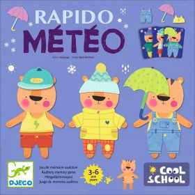 RAPIDO METEO cool school VESTI LA TIGRE gioco educativo DJECO DJ08527 età 3+ Djeco - 2