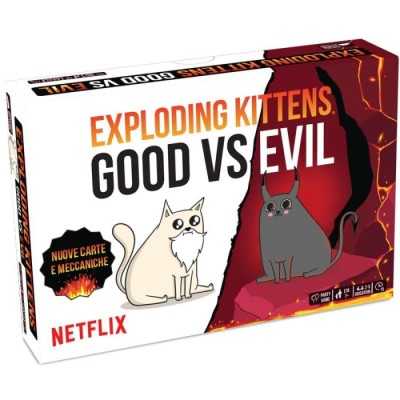 GOOD VS EVIL gioco da tavolo ESPANSIONE exploding kittens EDIZIONE ITALIANA asmodee italia 7+ Asmodee - 1
