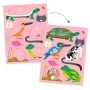 CARTA MARMORIZZATA kit artistico MAGIA DI COLORI gioco con gli sticker DJECO DJ09351 età 7+ Djeco - 2