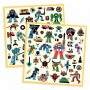 ADESIVI METALLIZZATI set di 160 stickers ROBOTS androidi DJECO DJ09276 età 4+ Djeco - 4