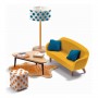 SOGGIORNO ARANCIONE salone PETIT HOME set per casa delle bambole DJECO DJ07822 età 4+ Djeco - 1