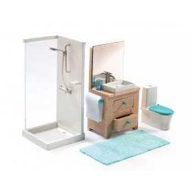 BAGNO the bathroom PETIT HOME set per casa delle bambole DJECO DJ07824 età 4+ Djeco - 1