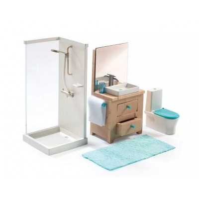 BAGNO the bathroom PETIT HOME set per casa delle bambole DJECO DJ07824 età 4+ Djeco - 1