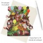 MONKEY PARTY biglietto d'auguri SWING CARD santoro 3D POP UP Santoro - 2