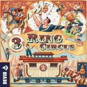 3 RING CIRCUS gioco da tavolo IN ITALIANO circo DEVIR età 12+ DEVIR - 1