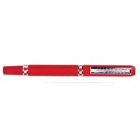 PENNA Scuderia Ferrari BIRO E CUSTODIA IN METALLO Artena ROSSA apertura a tappo