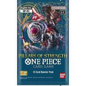 PILLARS OF STRENGTH mazzo di 12 carte ONE PIECE CARD GAME collezionabili BUSTA SINGOLA banda IN INGLESE - 1
