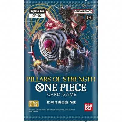 PILLARS OF STRENGTH mazzo di 12 carte ONE PIECE CARD GAME collezionabili BUSTA SINGOLA banda IN INGLESE - 1