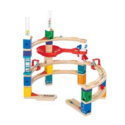 SET AVANZATO DI CODIFICA pista per biglie QUADRILLA in legno HAPE con 159 pezzi E6029 età 6+ Hape - 1