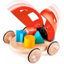 COCCINELLA CON FORMINE ad incastro HAPE in legno e plastica E0364 età 12 mesi + Hape - 4