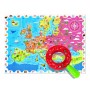 DETECTIVE PUZZLE con 108 pezzi LA MAPPA DELL'EUROPA lente d'ingrandimento LUDATTICA età 6+ LUDATTICA - 2