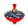 TROTTOLA IN LATTA metallo e plastica SPIN ME ROUND legami SPACE EXPLORER vintage Legami - 1