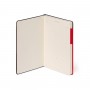 TACCUINO quaderno plain MY NOTEBOOK pagina bianca ROSSO medium LEGAMI con elastico 13 X 21 CM Legami - 1