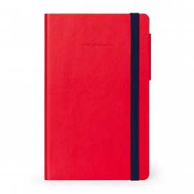 TACCUINO quaderno plain MY NOTEBOOK pagina bianca ROSSO medium LEGAMI con elastico 13 X 21 CM Legami - 2