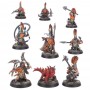 CERCAFIAMMA VULKYN flameseekers WARCRY set di 9 miniature WARHAMMER età 12+ Games Workshop - 1